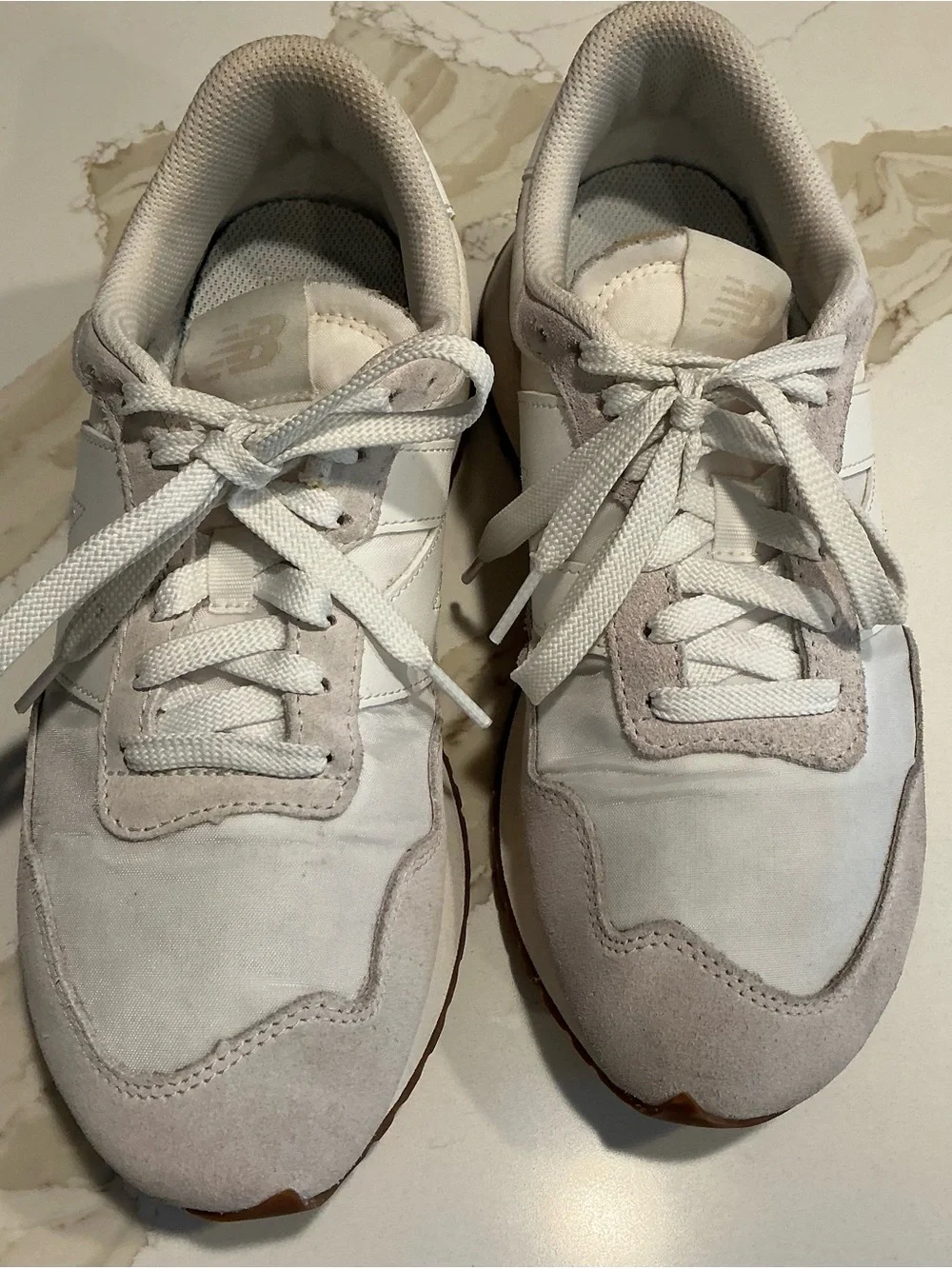 New Balance 237 Women's White and Light Gray Athletic Sneakers
